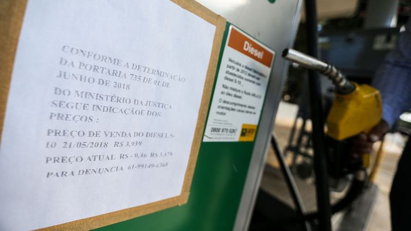 Óleo diesel cai pela 4ª vez em cinco semanas e acumula recuo de 4,5%